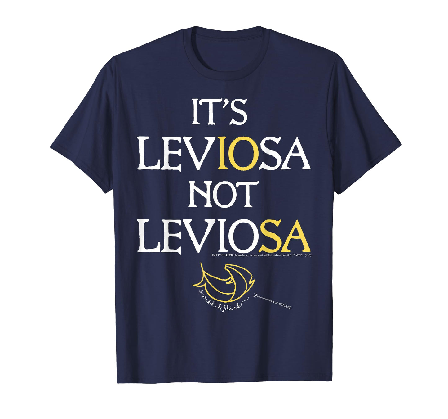 Harry Potter Hermione Granger It's Leviosa Not Leviosa T-Shirt