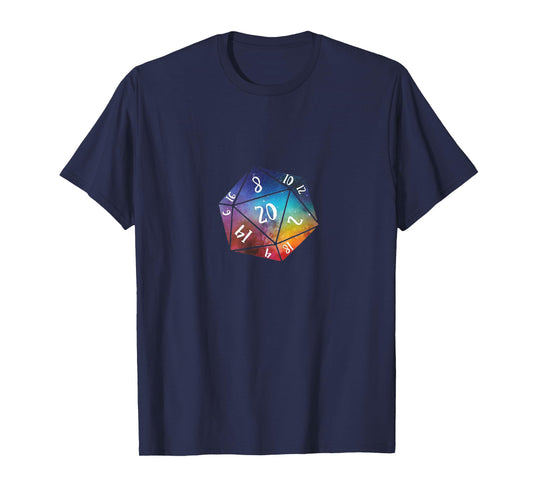Universe Vintage/Retro D20 Dice DnD T-Shirt T-Shirt