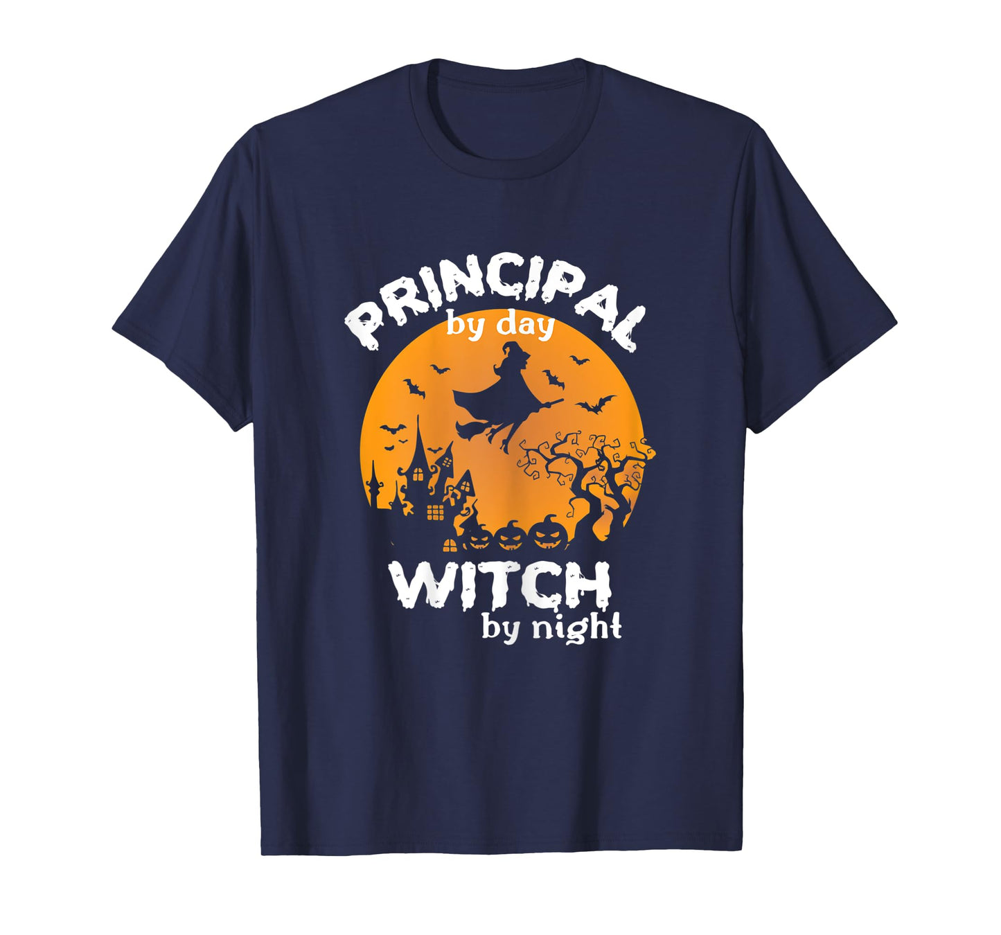 Womens Funny Witch Women School Principal Halloween Costume T-Shirt