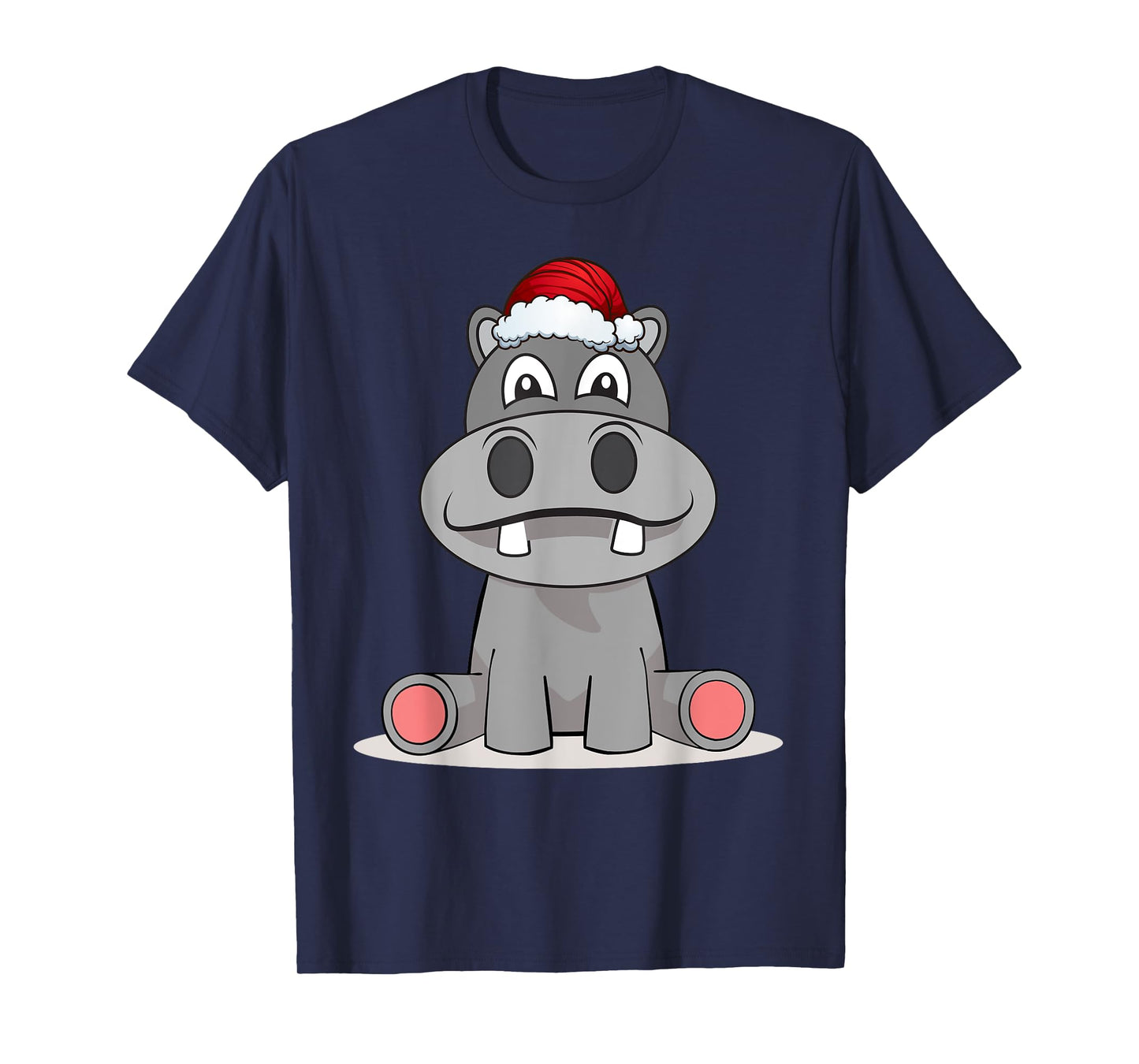 Hippopotamus Christmas | Happy Hippo Gift T-Shirt