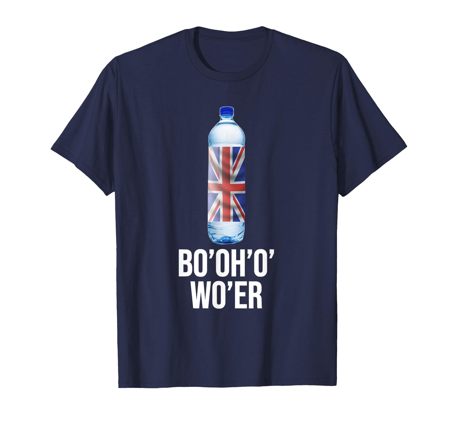 Funny British Accent Joke Bottle of Water T-Shirt