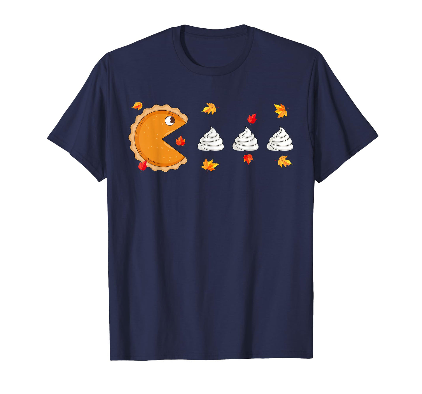 Pumpkin Pie Eating Creams Thanksgiving Food Lover Kids T-Shirt