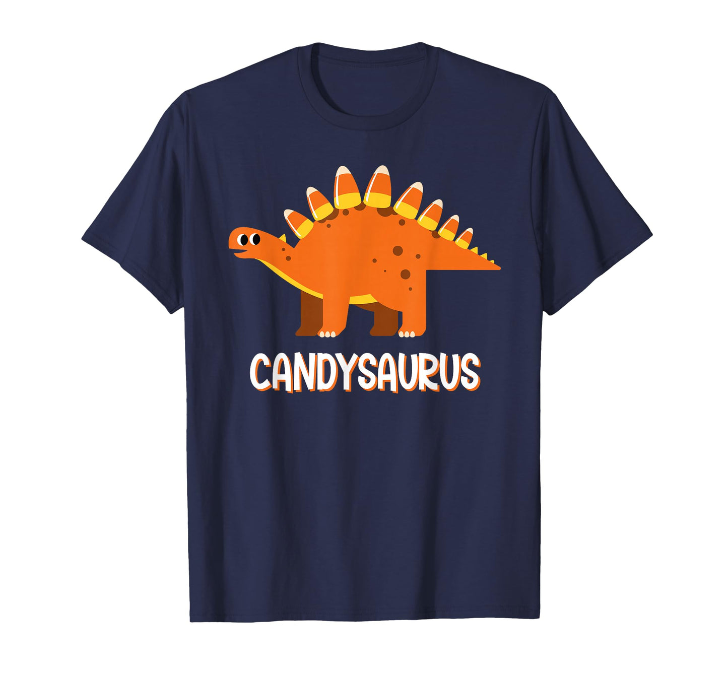 Funny Candysaurus Candy Corn Dinosaur Halloween Toddler Kid T-Shirt