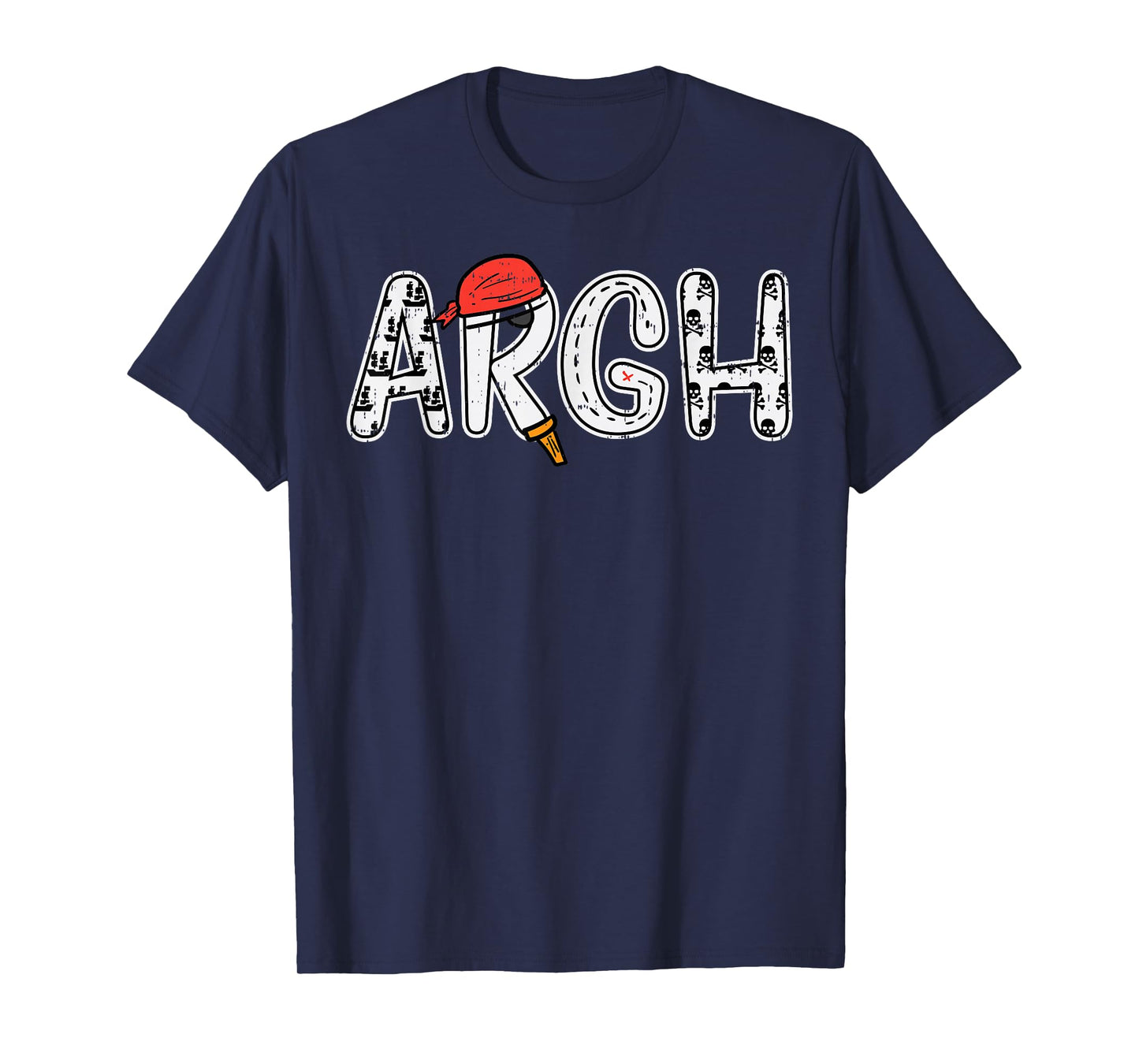 Argh Pirate Cute Halloween Costume Men Women Boys Girls Kids T-Shirt