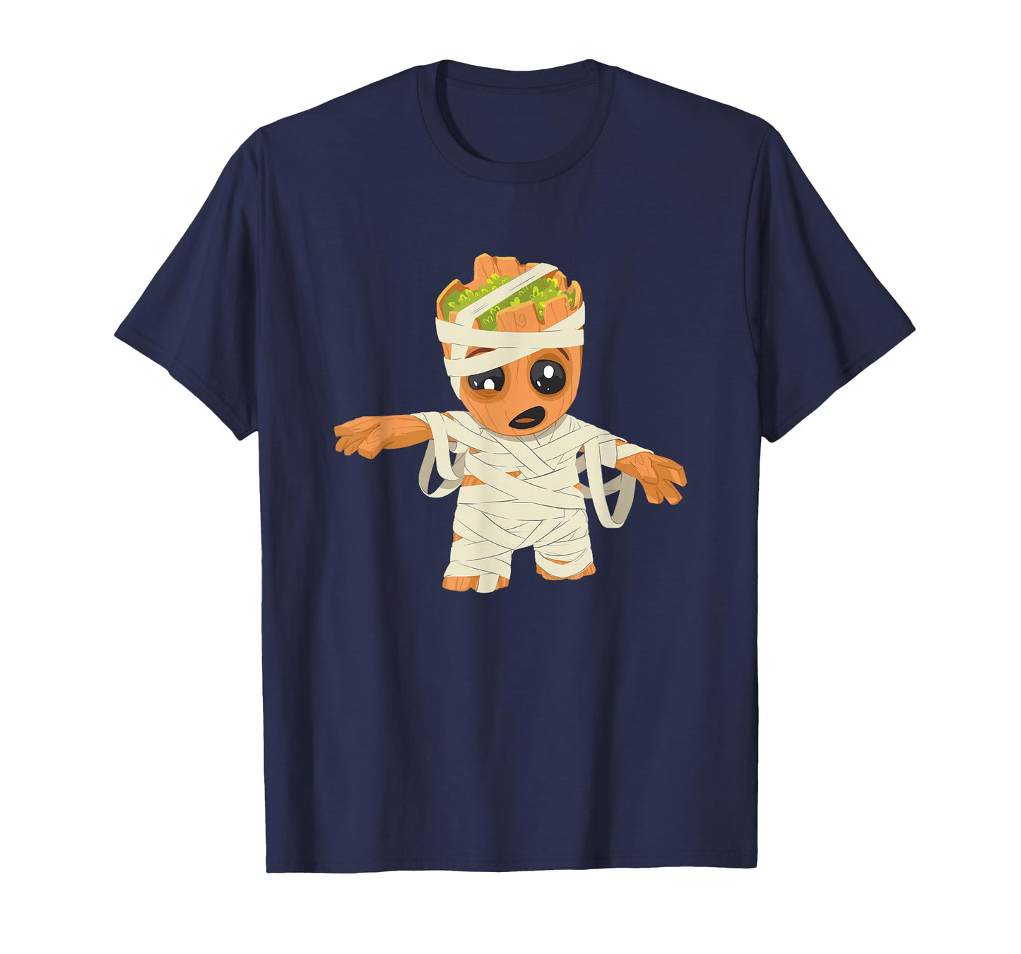 Marvel Classic Halloween Baby Groot Cute Mummy Costume T-Shirt