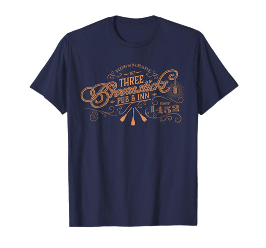 Harry Potter Three Broomsticks T-Shirt, Small, Black
