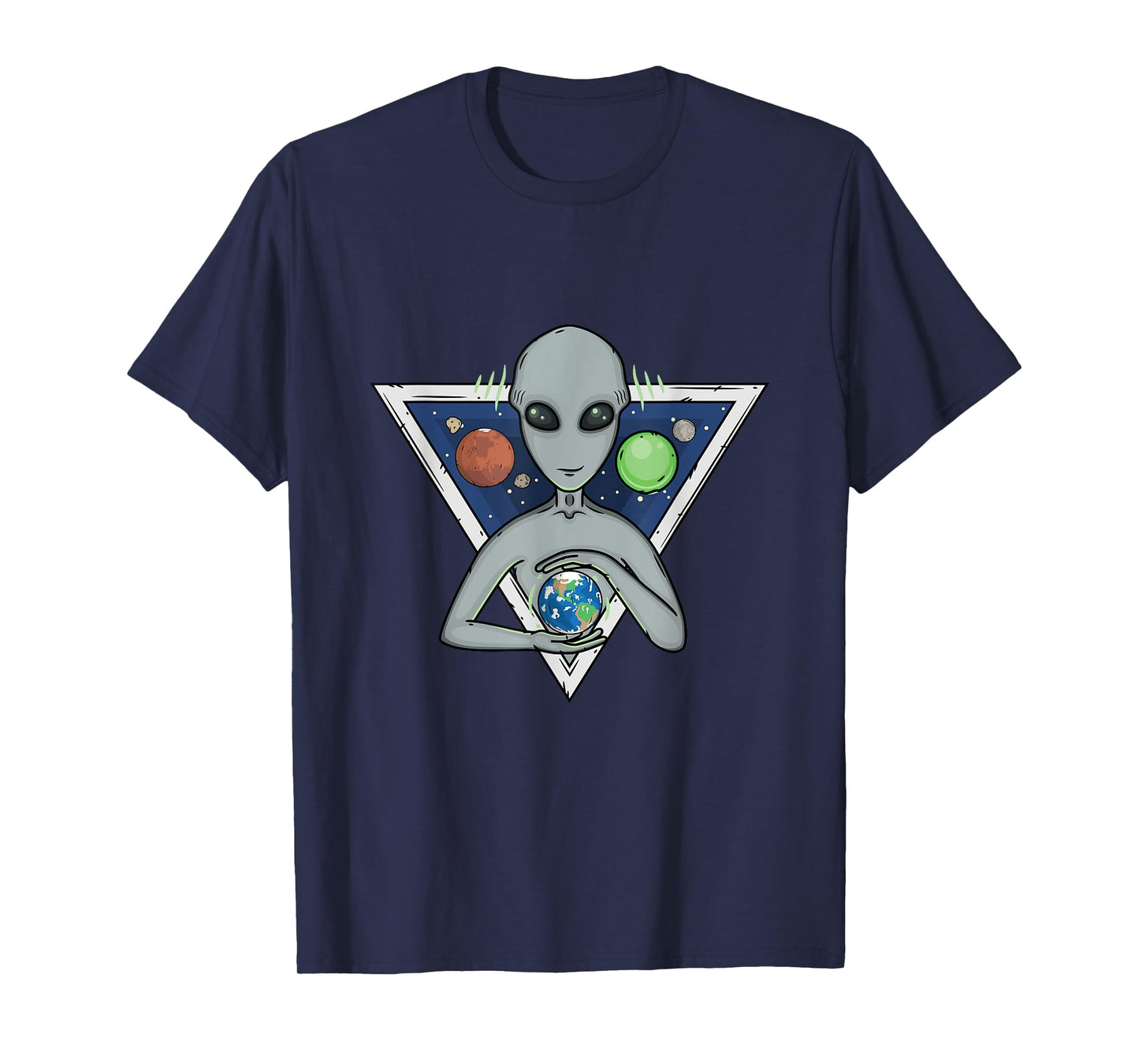 Alien World Save Earth People Planet Love Alien Gift T-Shirt