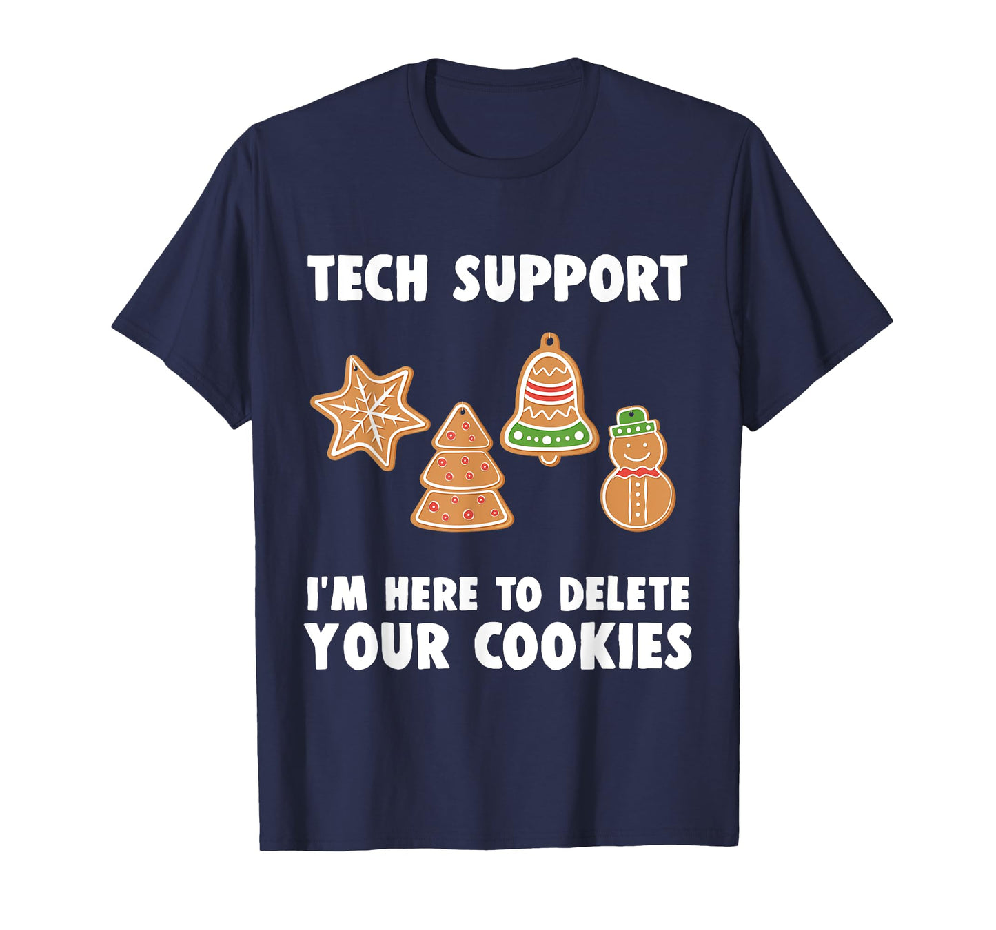Funny Christmas Tech Support Shirt Computer Programmer Gift T-Shirt