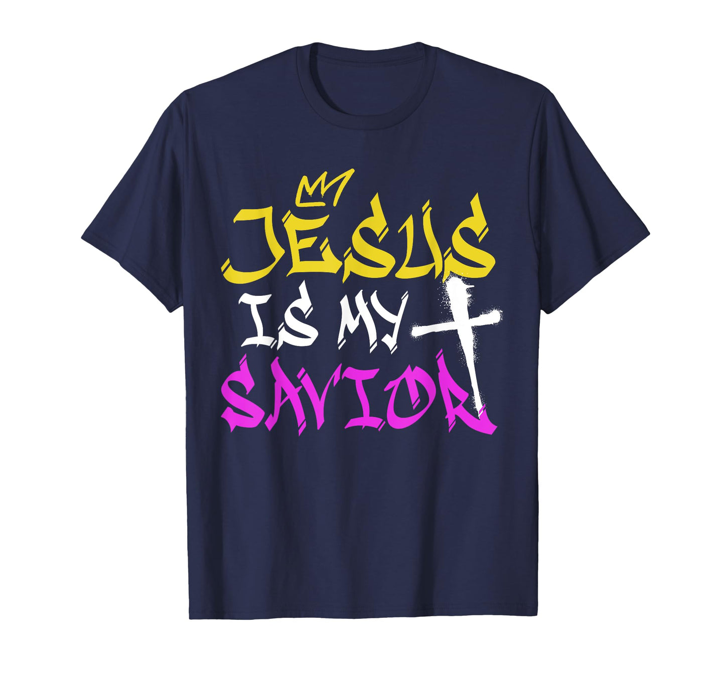 Jesus Is My Savior Graffiti Spray Street Art Drawing Artist T-Shirt