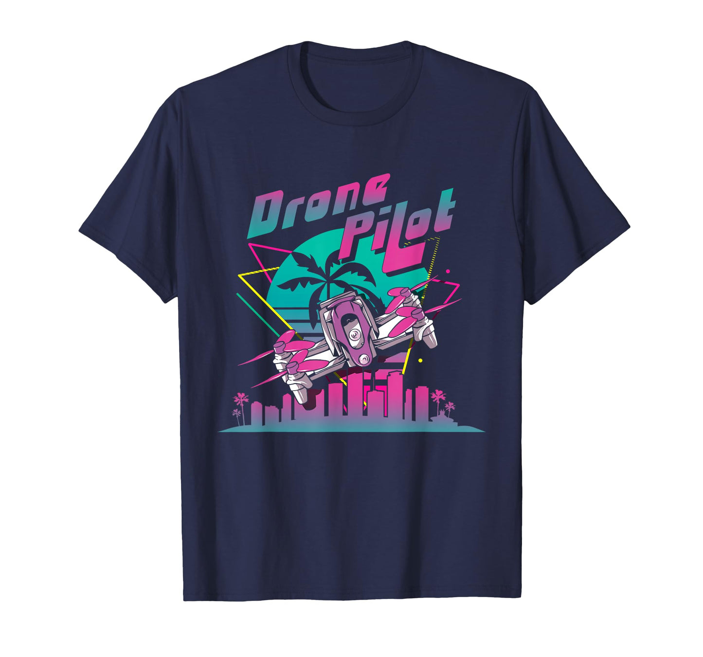 Retro Vintage Funny Drone Pilot T-Shirt