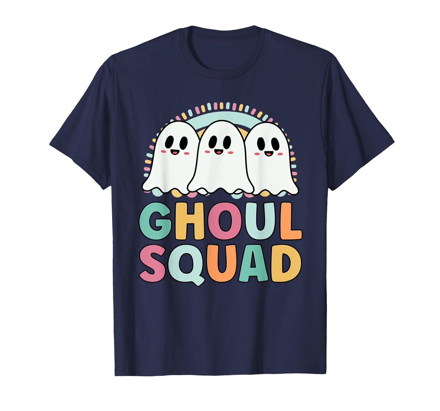 Ghoul Squad Funny Matching For Girls Halloween T-Shirt
