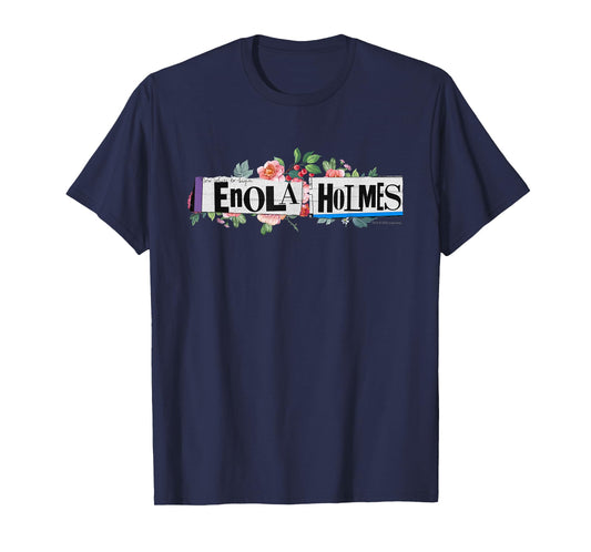 Enola Holmes - Floral Logo T-Shirt