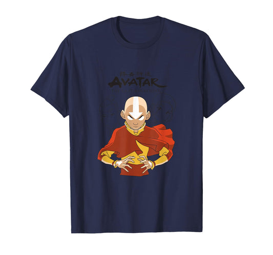 Avatar: The Last Airbender Aang Katara Sokka Shadowscape T-Shirt