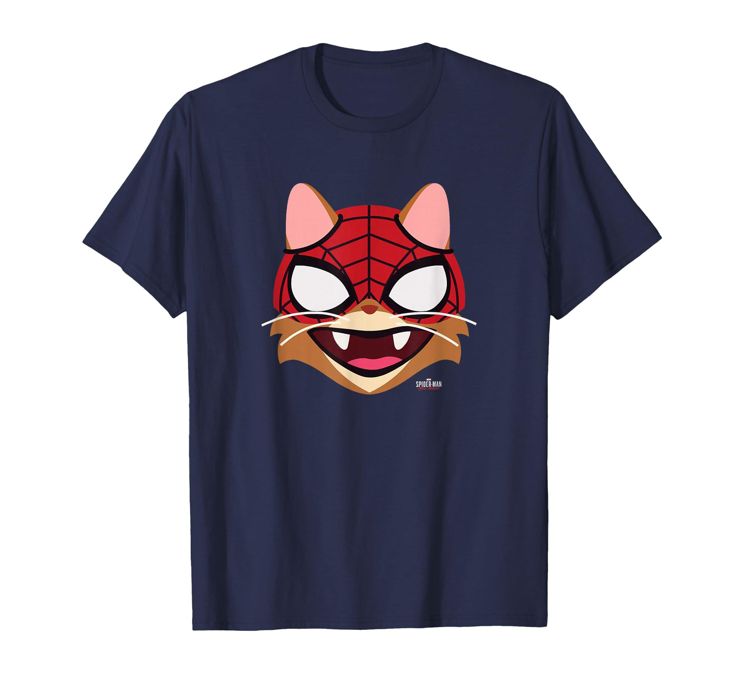 Marvel Spider-Man: Miles Morales Spider-Cat Big Face T-Shirt
