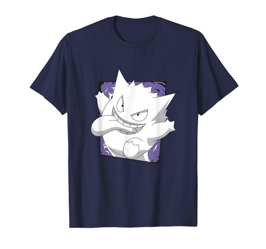 Pokémon Gengar Mischievous Face Tongue Out Vintage T-Shirt