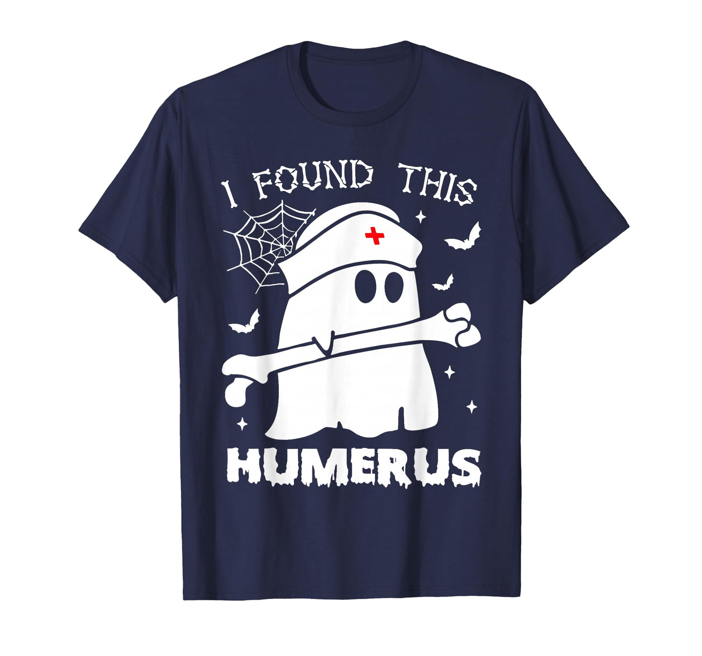 I Found This Humerus Boo Ghost Halloween Costume T-Shirt
