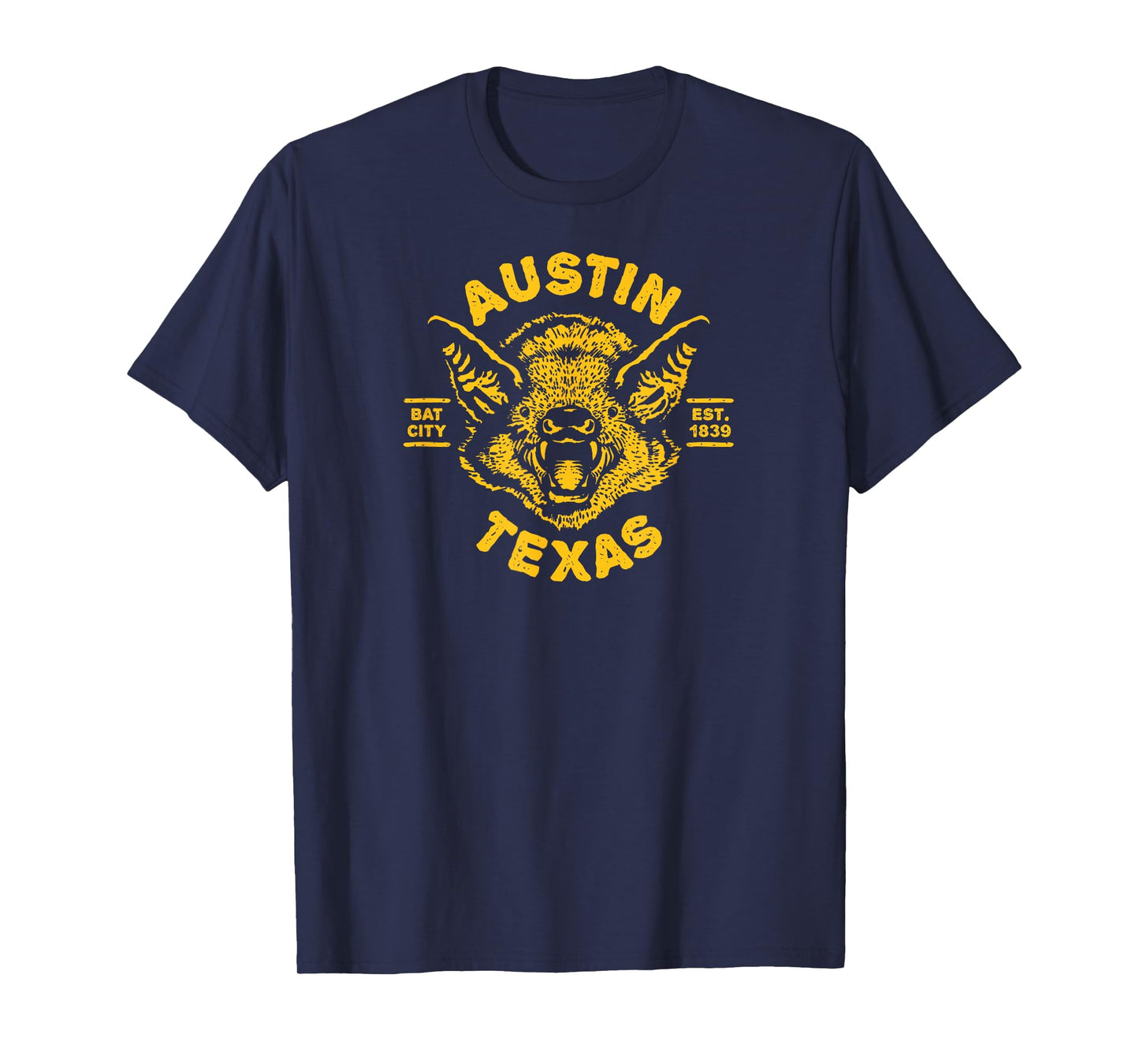 Austin BAT - Bat City Texas TX/Est Established 1839 Design T-Shirt