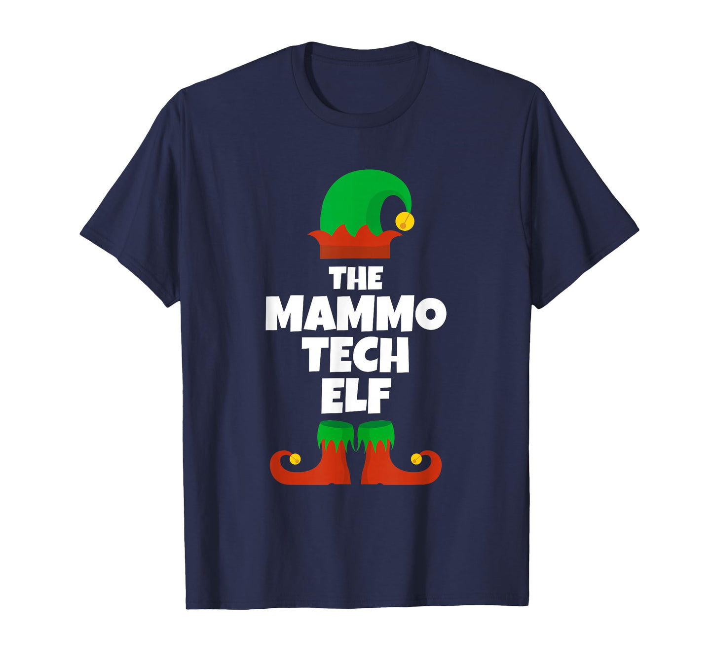 I'm The Mammo Tech Elf Family Pajama Christmas Mammography T-Shirt