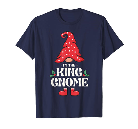 The King Gnome Funny Family Matching Group Christmas T-Shirt