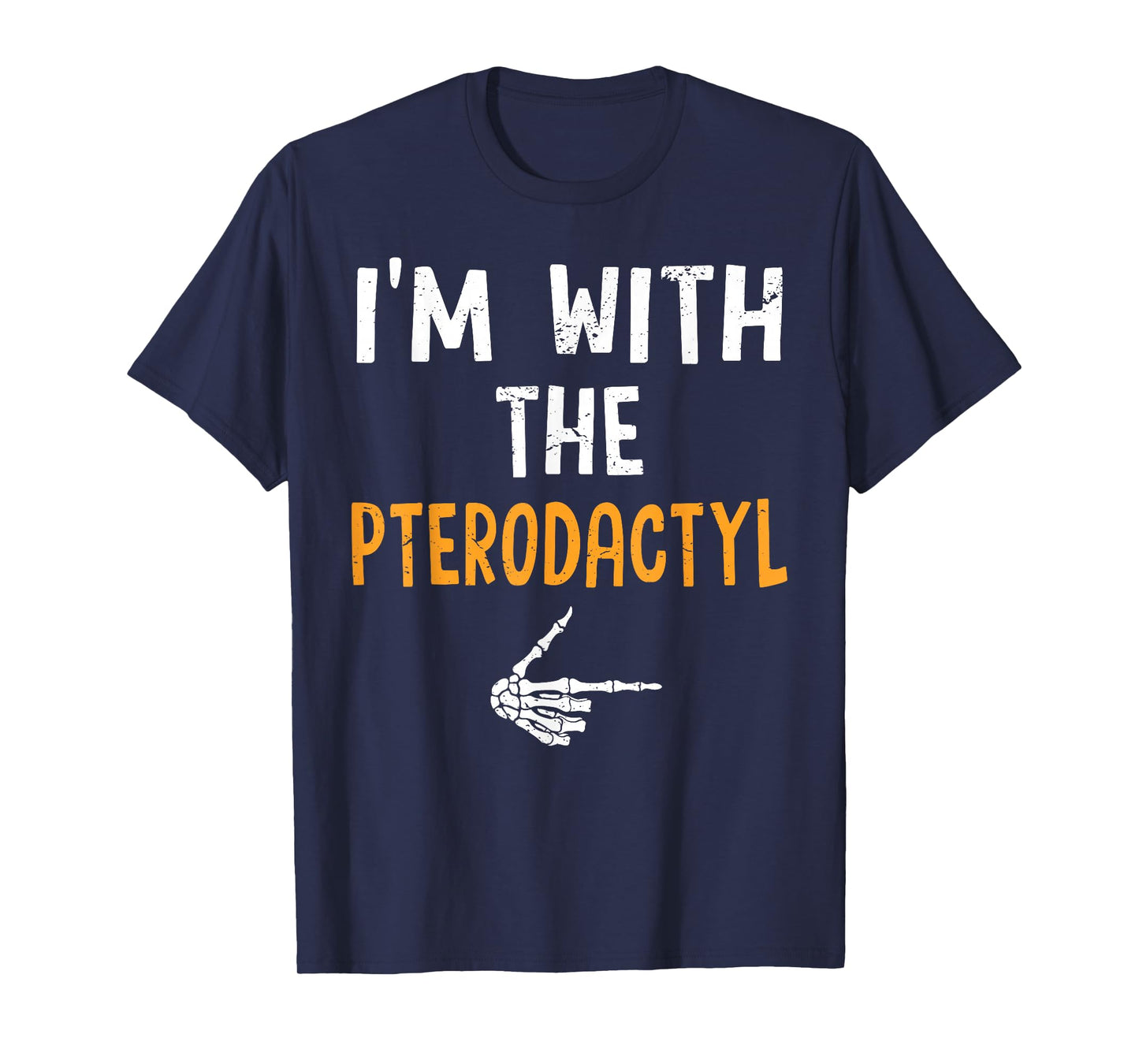 I'm with The Pterodactyl Costume Halloween Matching Couple T-Shirt