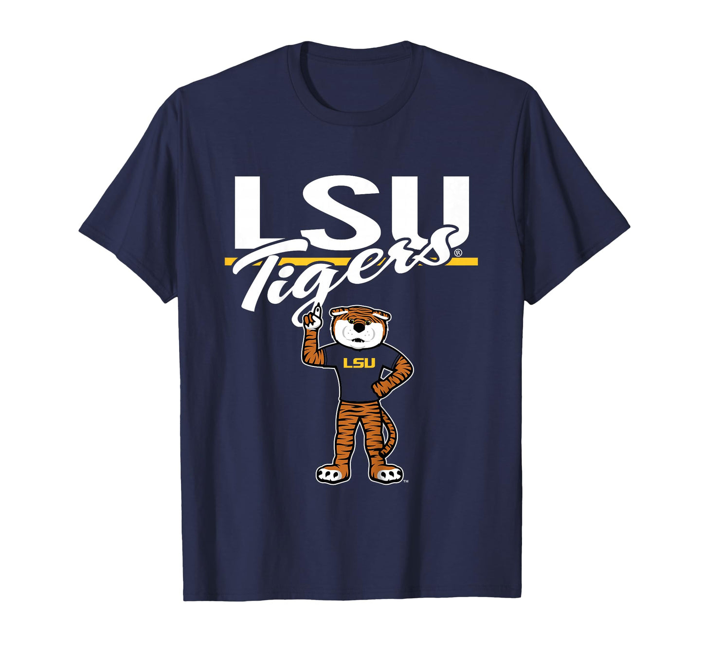 Kids LSU Tigers Kid's Mascot Purple Officially Licensed T-Shirt