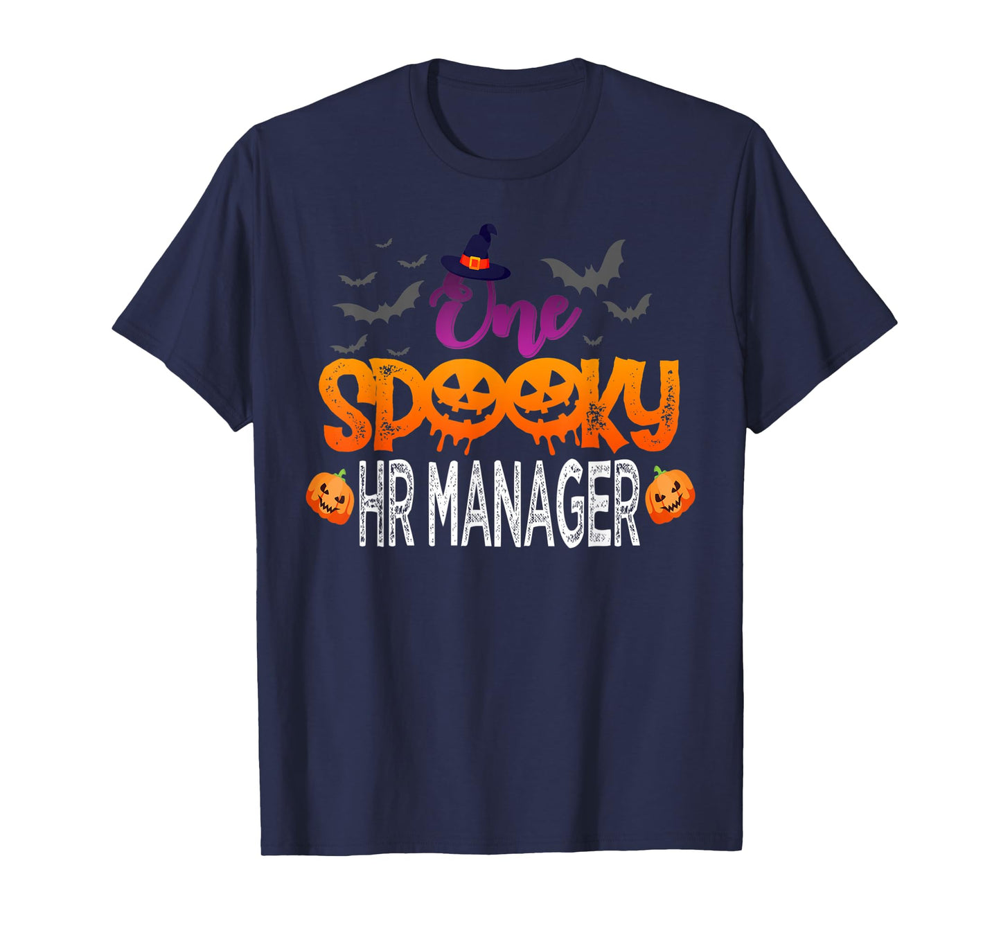 One Spooky HR Manager Halloween Costume Gift for Men Women T-Shirt