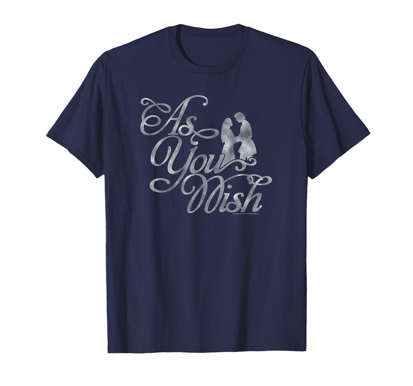 The Princess Bride As You Wish Script Retro Movie T-Shirt