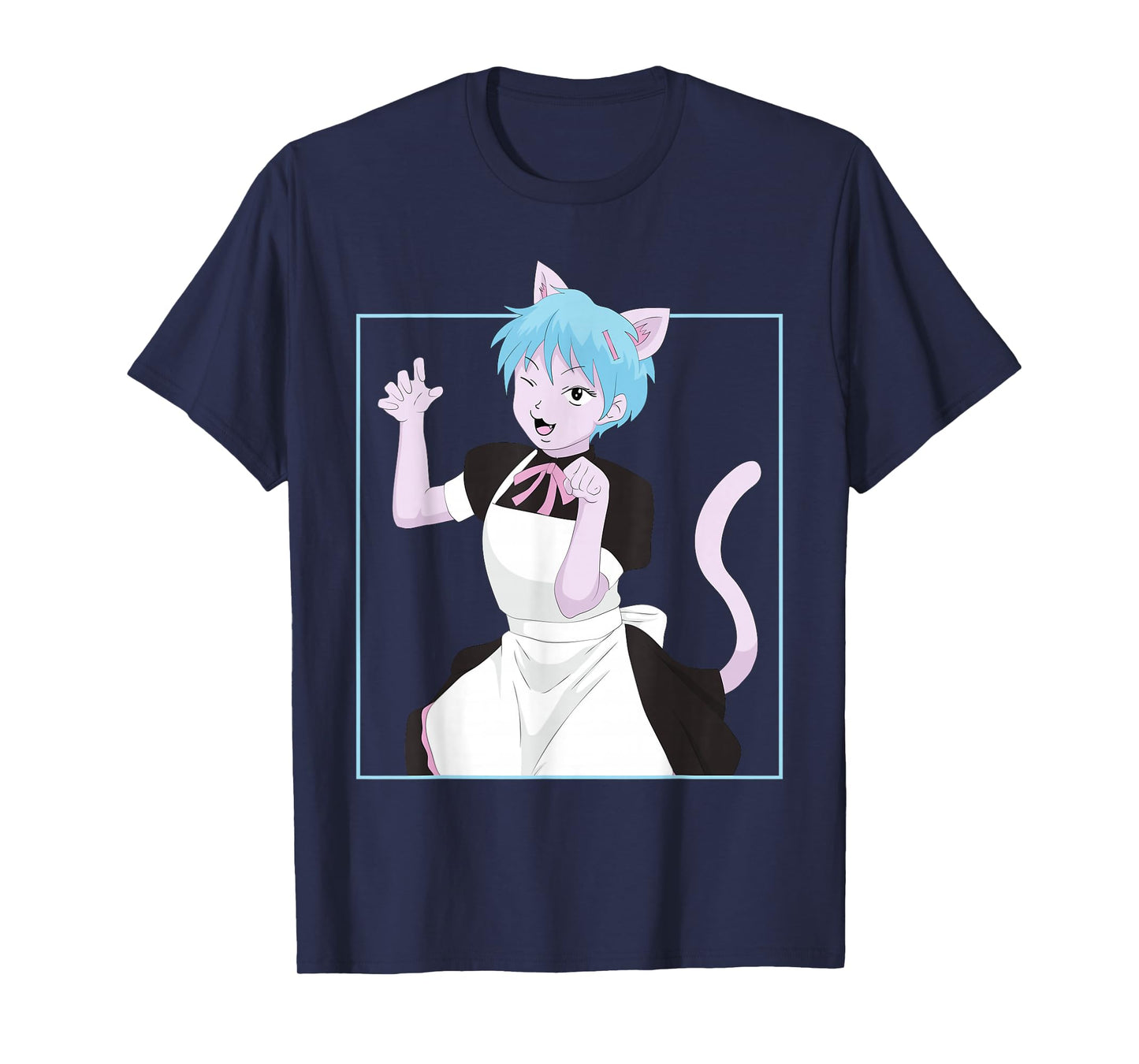 Femboy Neko Anime Boy Maid Crossdressing Pastel Aesthetic T-Shirt