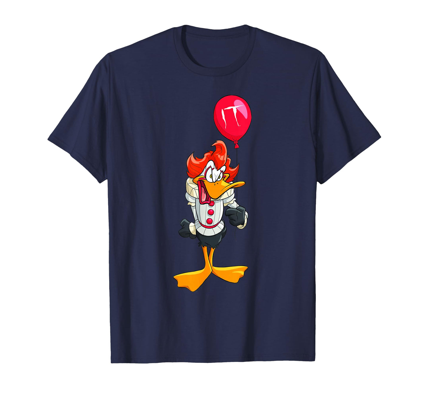 WB 100 Looney Tunes Halloween Daffy Duck Pennywise Costume T-Shirt
