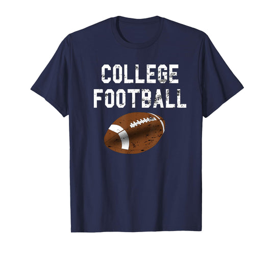 College Football Distressed Sports Fan Gift T-Shirt T-Shirt