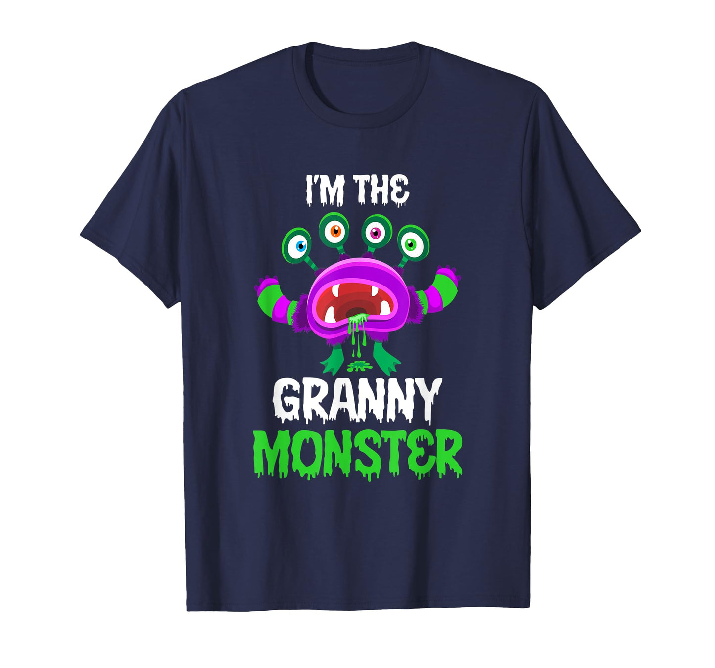I'm The Granny Monster Matching Family Halloween T-Shirt