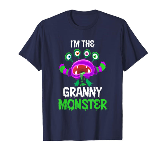 I'm The Granny Monster Matching Family Halloween T-Shirt
