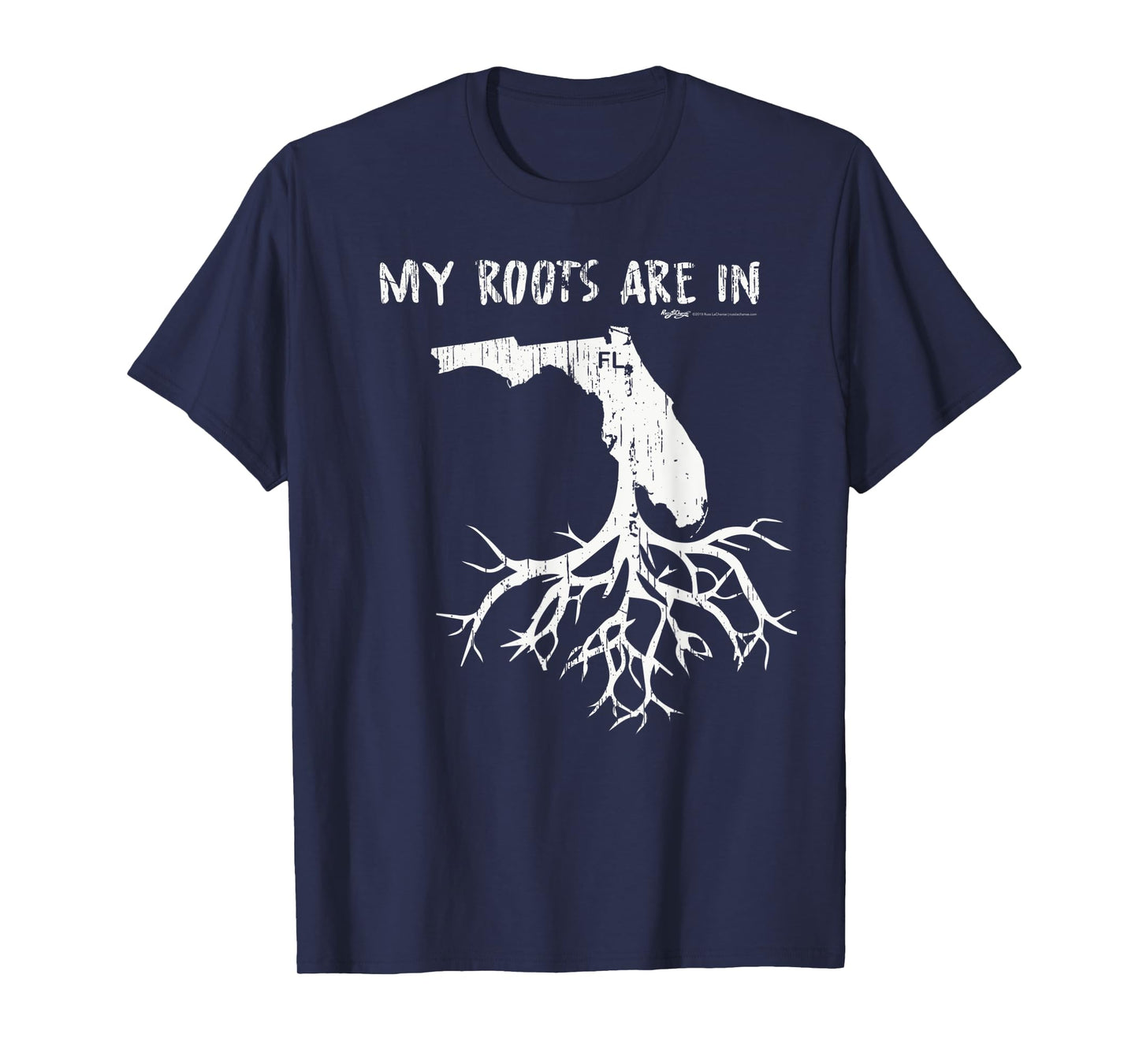 Vintage My Roots Are In Florida State T-Shirt