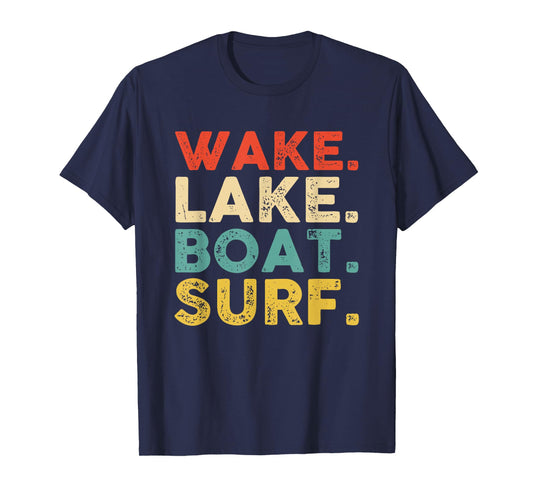 Wake Surfing Wake Surf Wake Surfing Rope Wake Surfboards T-Shirt