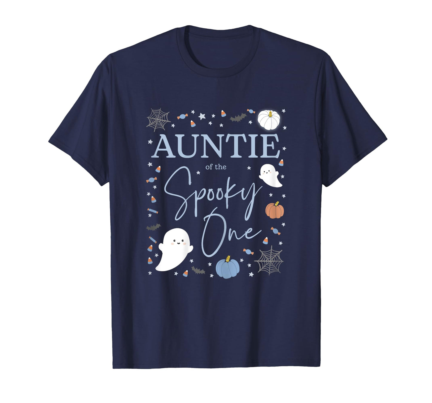 Auntie of the Spooky One First Birthday Boy 1st Halloween T-Shirt