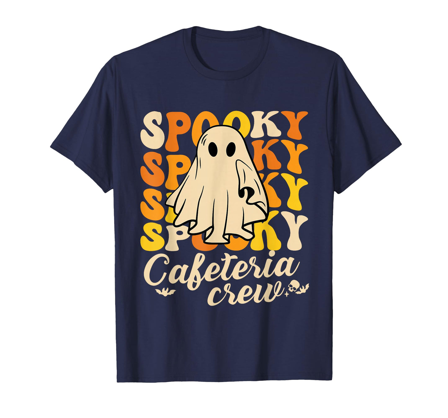 Spooky Cafeteria Crew Squad Halloween Costume Lunch Lady Tee T-Shirt