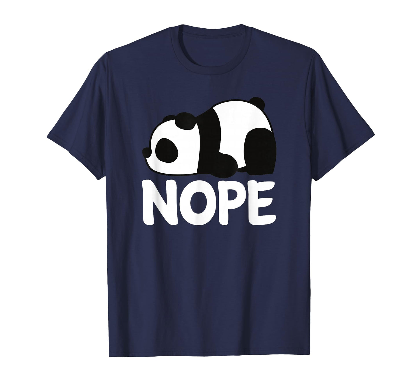 Adorable Animal Tired Sleeping Nope Cute Panda Bear Graphic T-Shirt