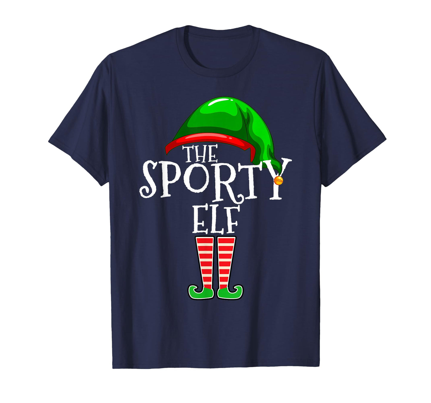 The Sporty Elf Family Matching Group Christmas T-Shirt