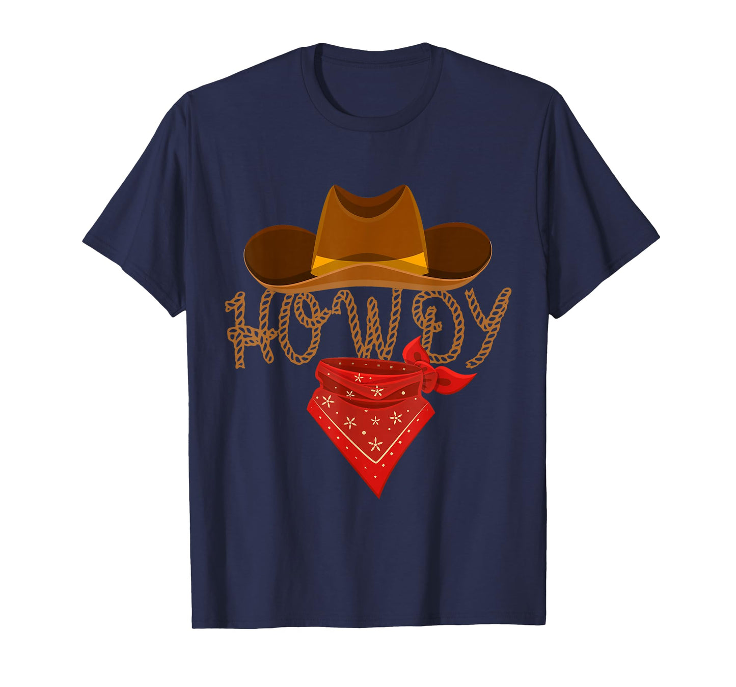 Distressed Howdy Cowboy T-Shirt