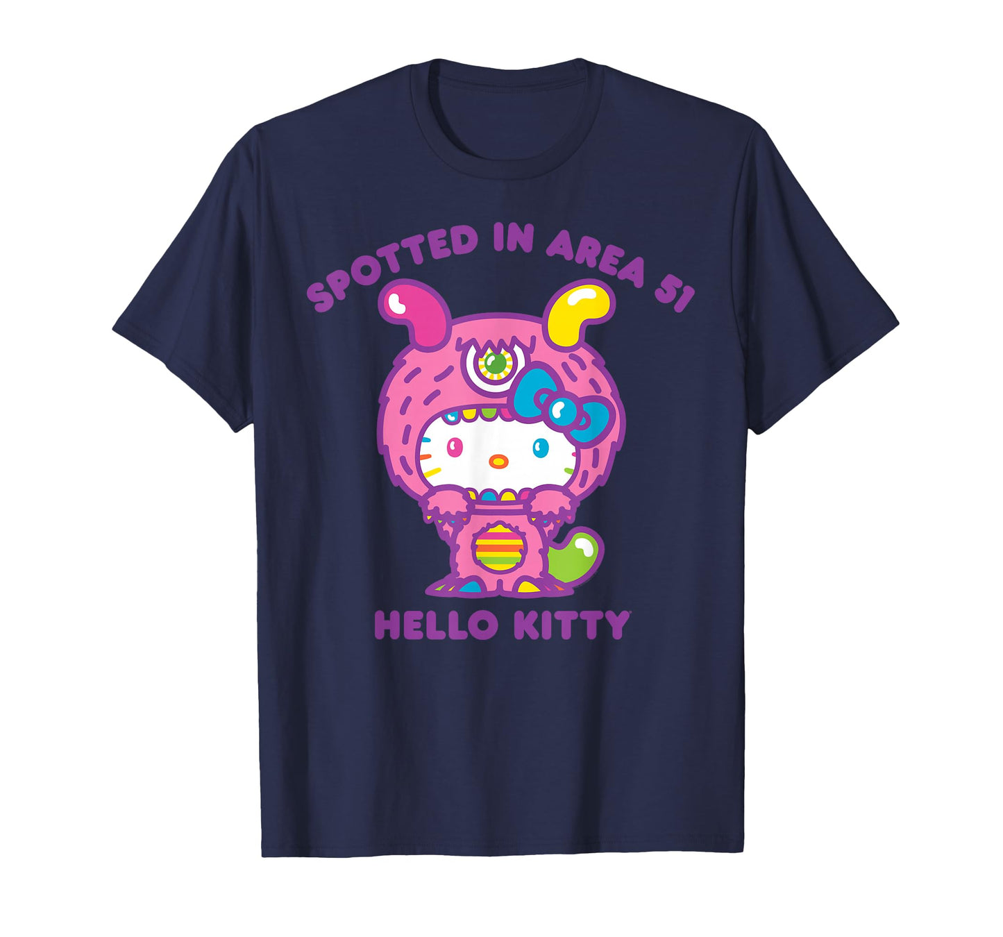 Hello Kitty Spotted in Area 51 Alien Sighting T-Shirt