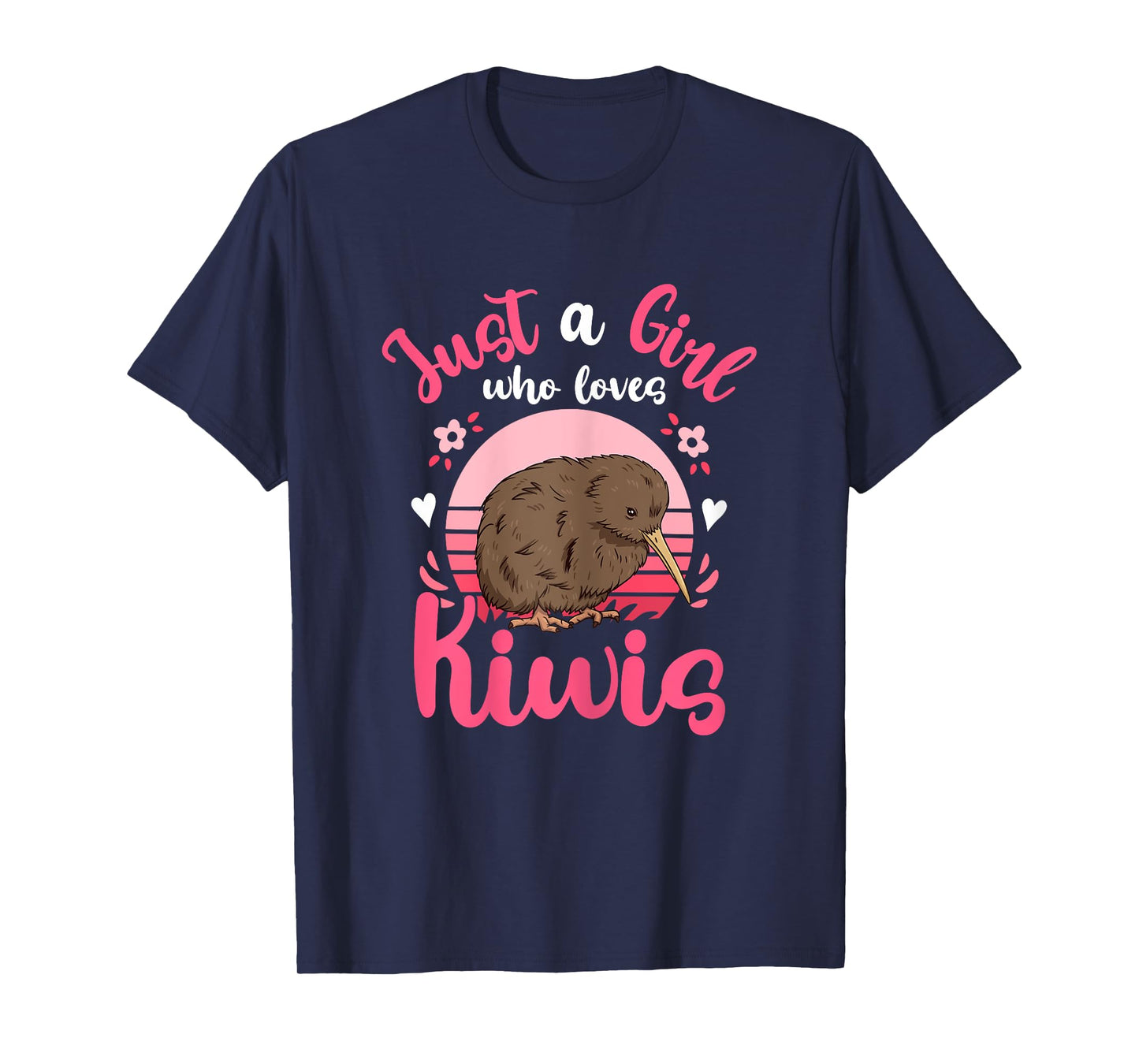 Kiwi Birds Just a Girl Who Loves Kiwis T-Shirt