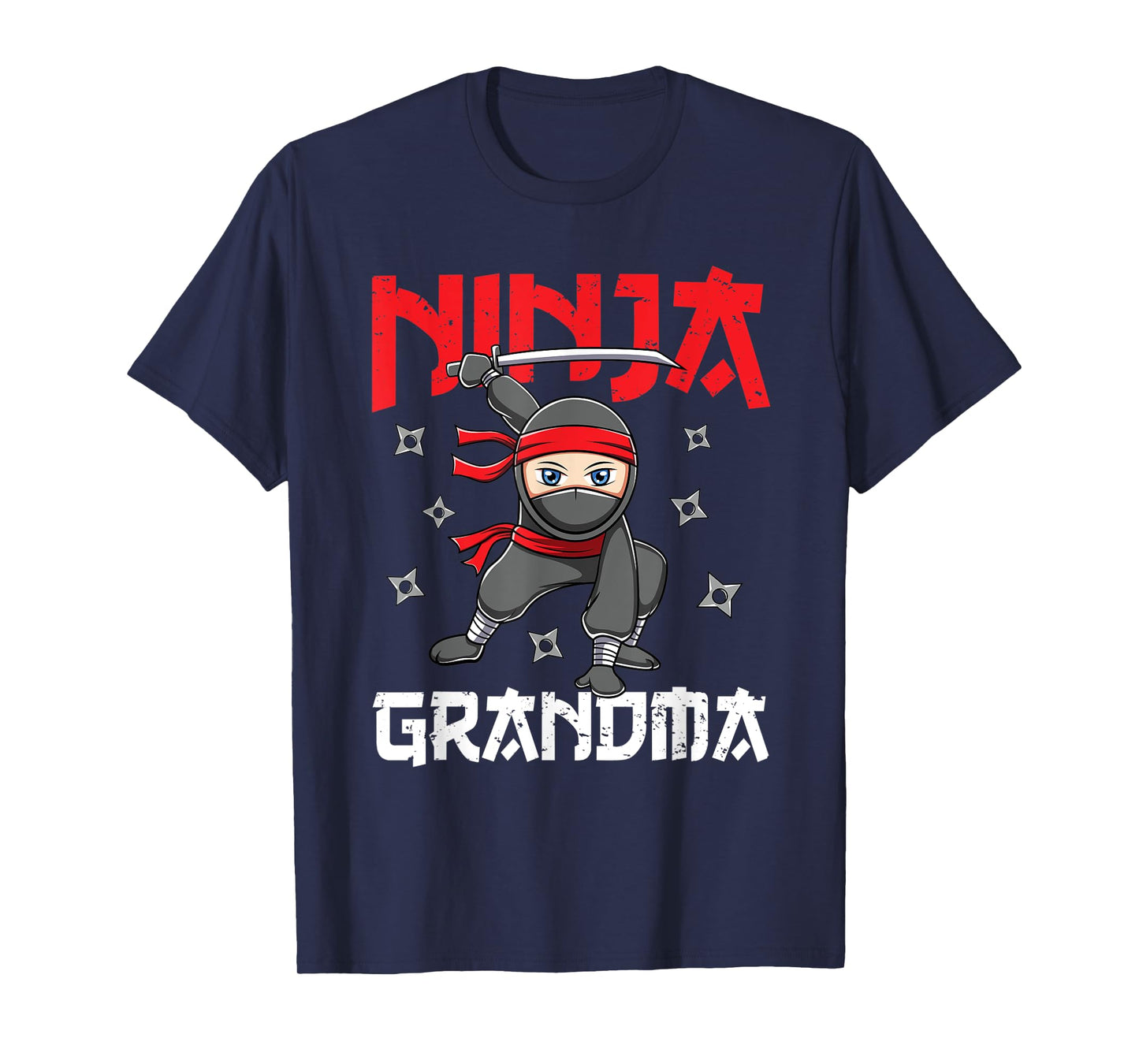 Ninja Grandma Family Matching Ninja Birthday Party T-Shirt
