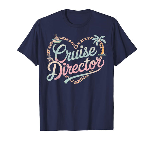 Funny Cruise Director Appreciation JM Unisex-Adults Black Small Crew Neck Short Sleeve T-Shirt