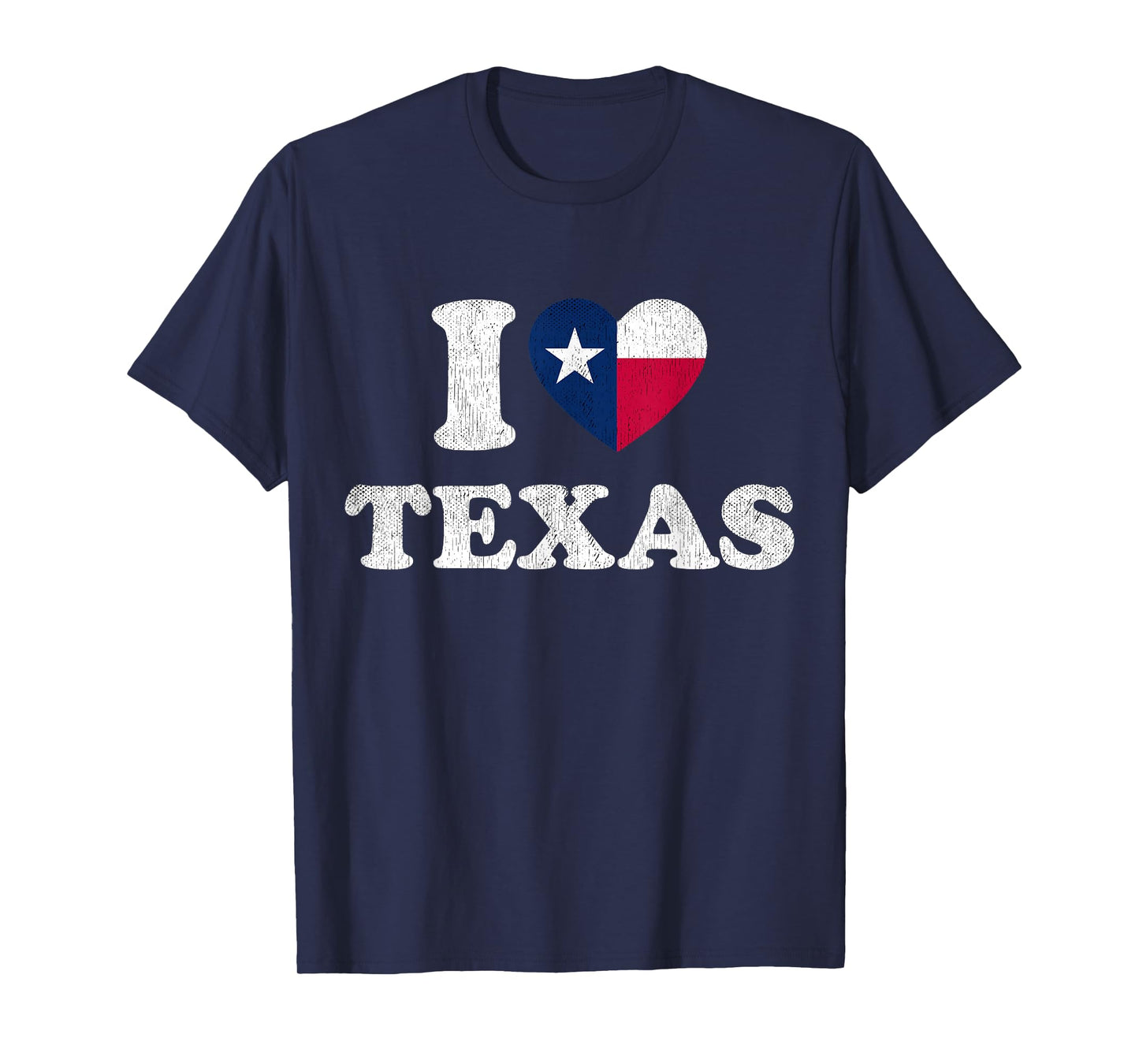 I Love Texas T-Shirt TX State Flag Tee Souvenir T-Shirt