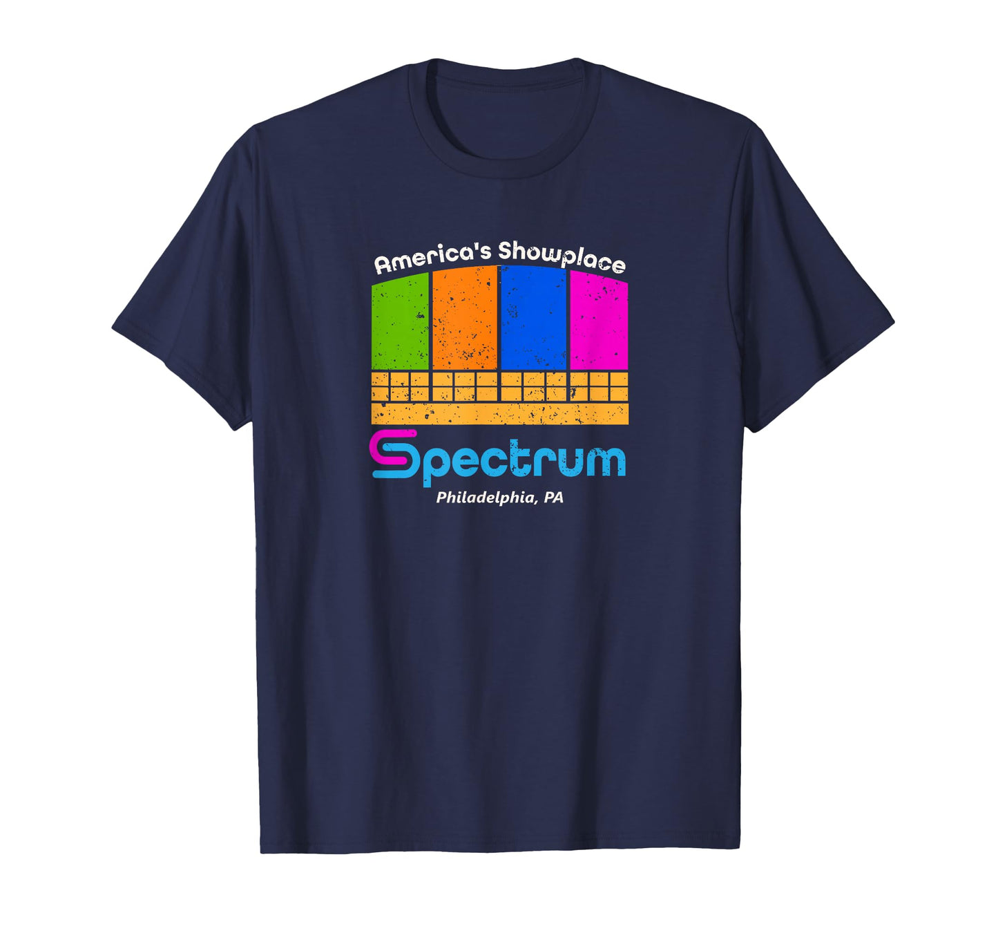 Spectrum Philadelphia Retro 70s & 80s Sports and Music Arena T-Shirt