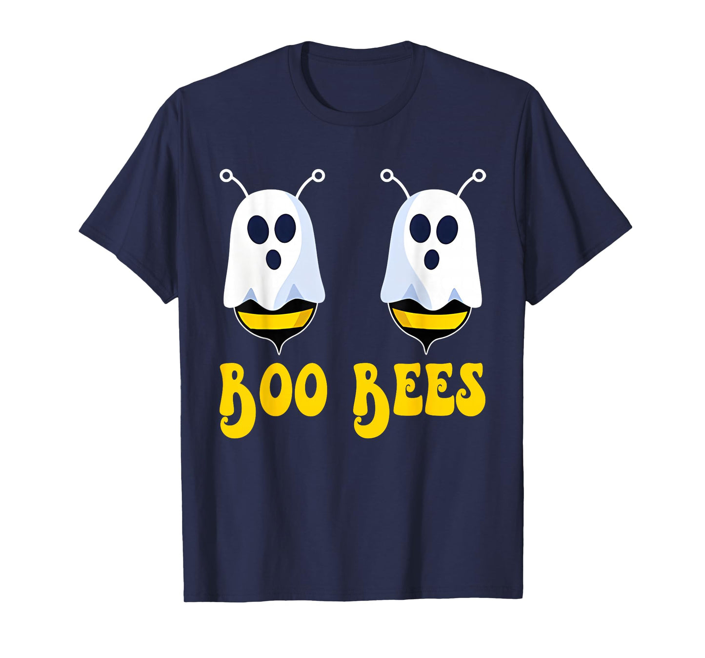 Funny Boo Bees Halloween Costume Humor Spooky Bee Ghost T-Shirt