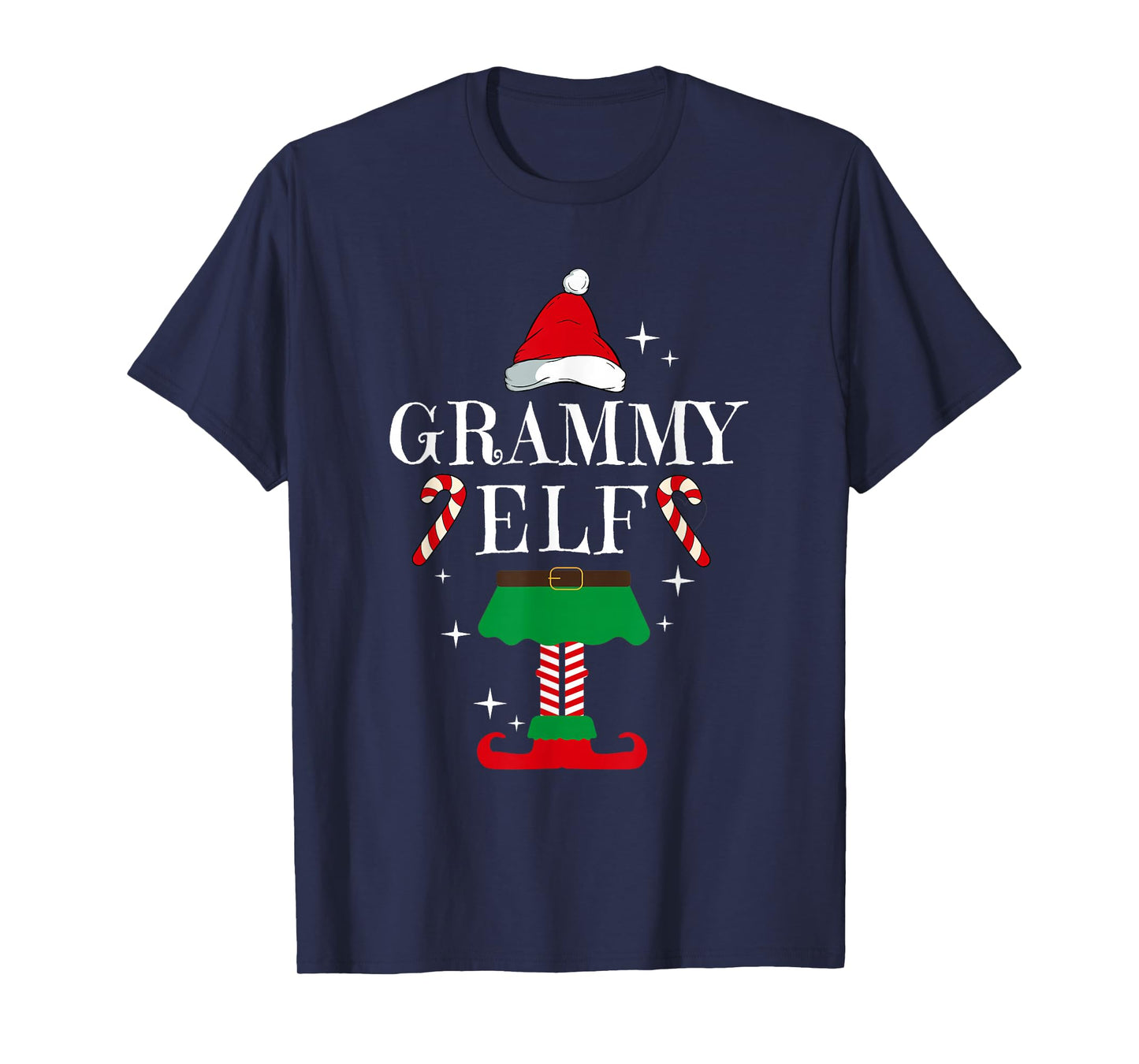 Grammy Elf Shirt Christmas Family Elf Holiday Xmas Elf T-Shirt