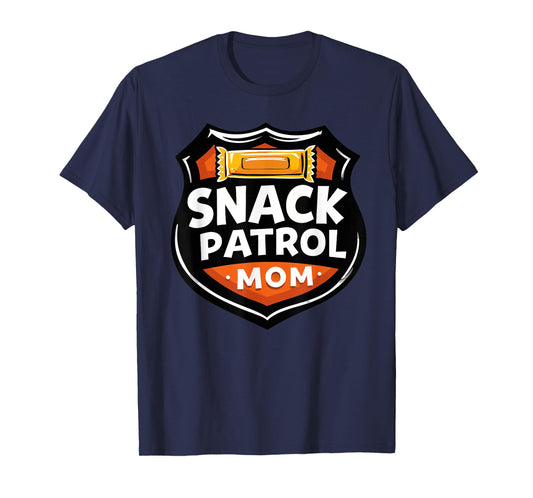 Snack Patrol Mom Halloween Badge T-Shirt