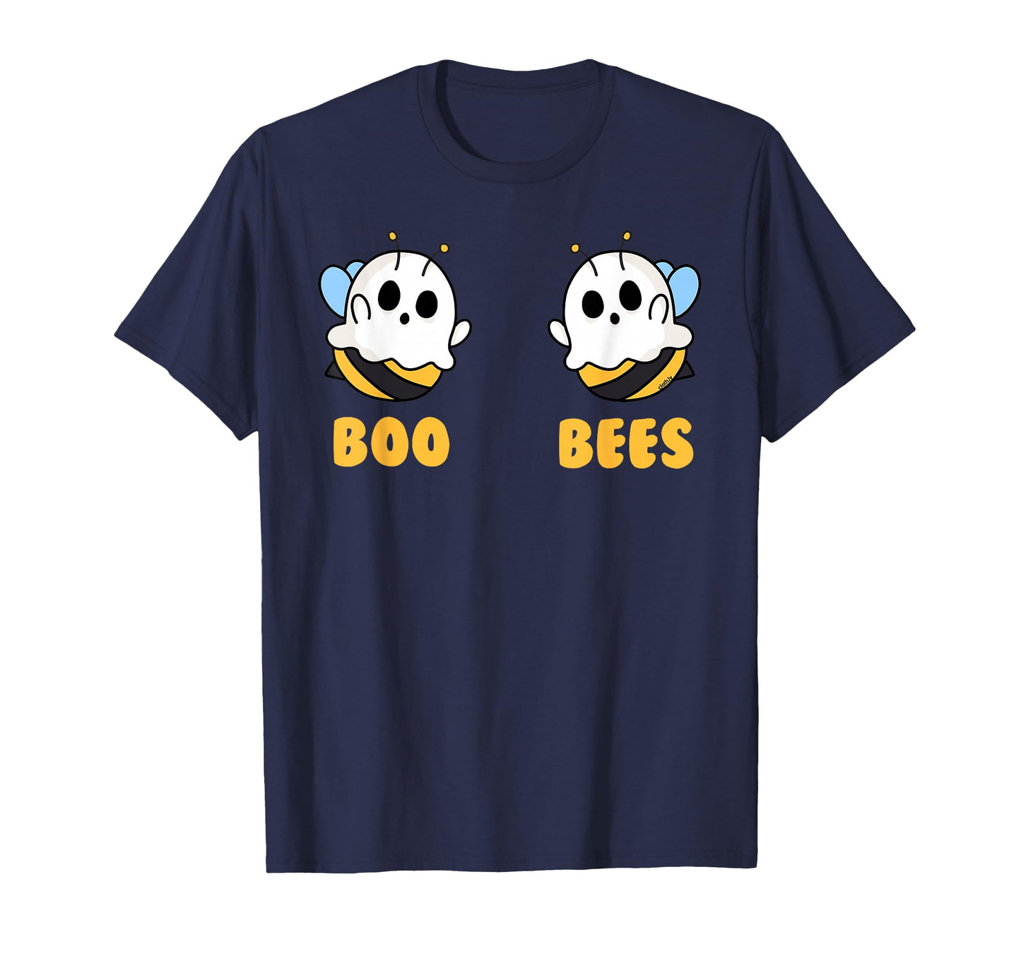 Boo Bees Women Funny Halloween Matching Ghost Costume T-Shirt