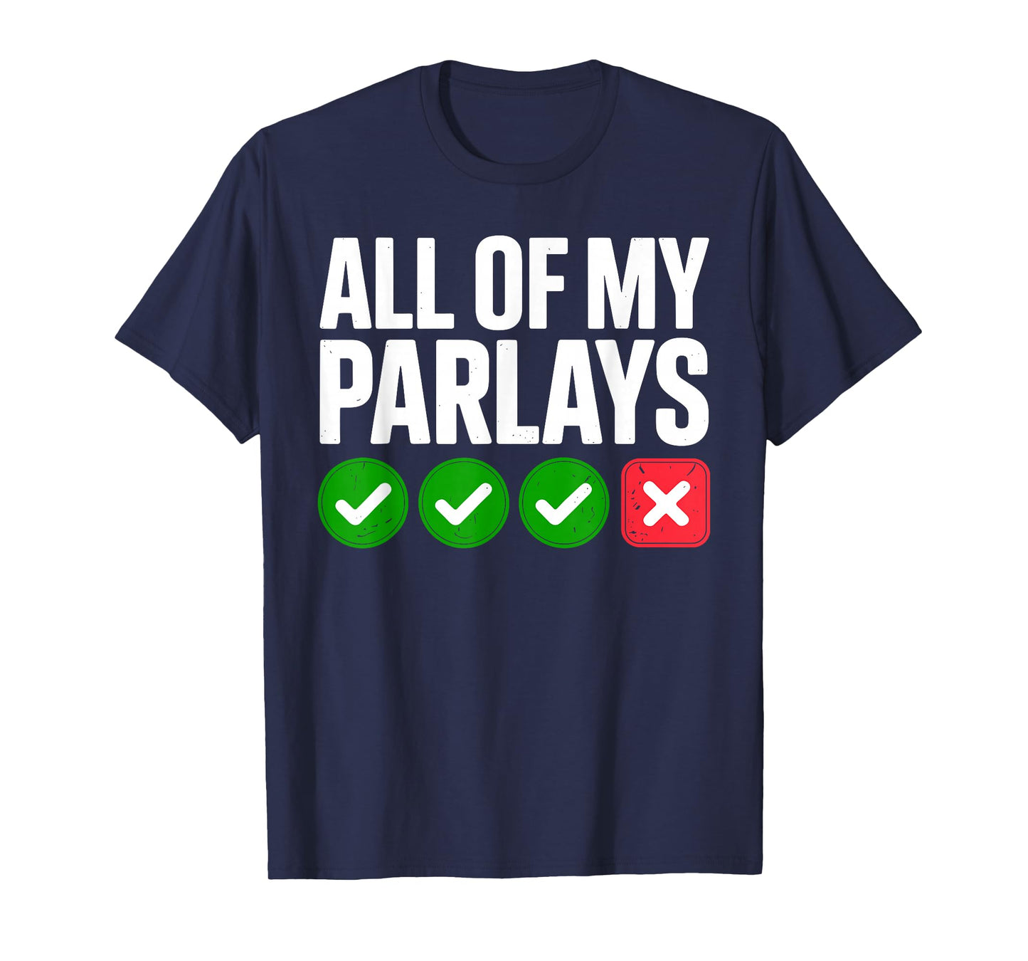 Best Sports Betting Art for Men Women Parlay Sports Gambler T-Shirt